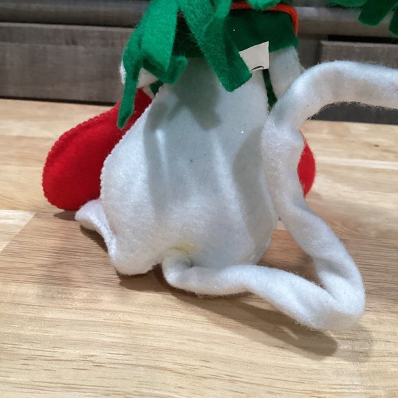 Annalee 75th Anniversary White Christmas Mouse W/Mittens 2010 Felt Plush 6.5" - Picture 4 of 5